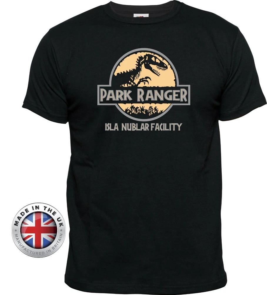 Jurassic Park T Shirt Jurassic World Isla Nublar Park Ranger Black Tshirt