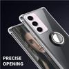 Мягкий прозрачный чехол с подставкой для кольца для Samsung Galaxy S23 Ultra Plus S22 S21 S20 S10 S9 S8 S7 UItra Plus Lite FE, прозрачный кронштейн-держатель, задняя крышка телефона
