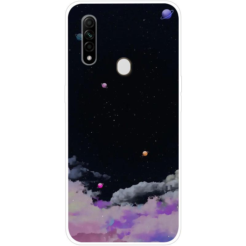 Для OPPO A31 OPPOA31 чехол Мягкая силиконовая задняя крышка чехол для телефона с рисунком Звездное небо