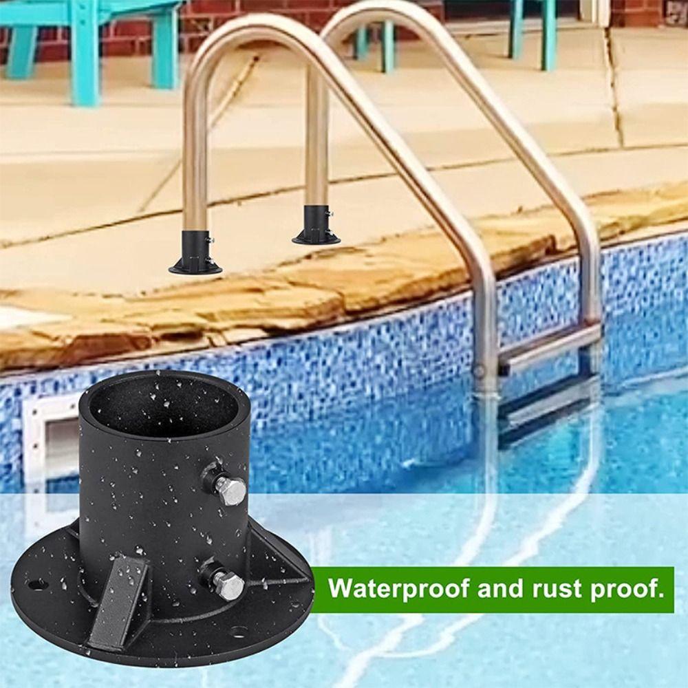 С винтами Основание с фланцем Напольный фланец Крепление к столбу Установка столба забора Установка перил