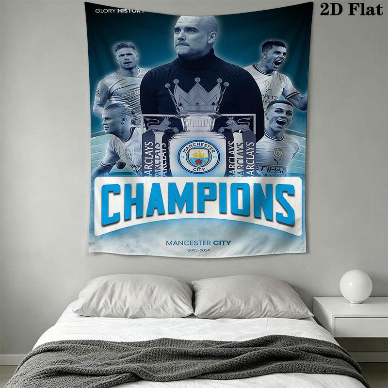 The Blues Wall Hanging Printed Fabric Blanket Decorative Tapestries for Bedroom Living Room Home Decor