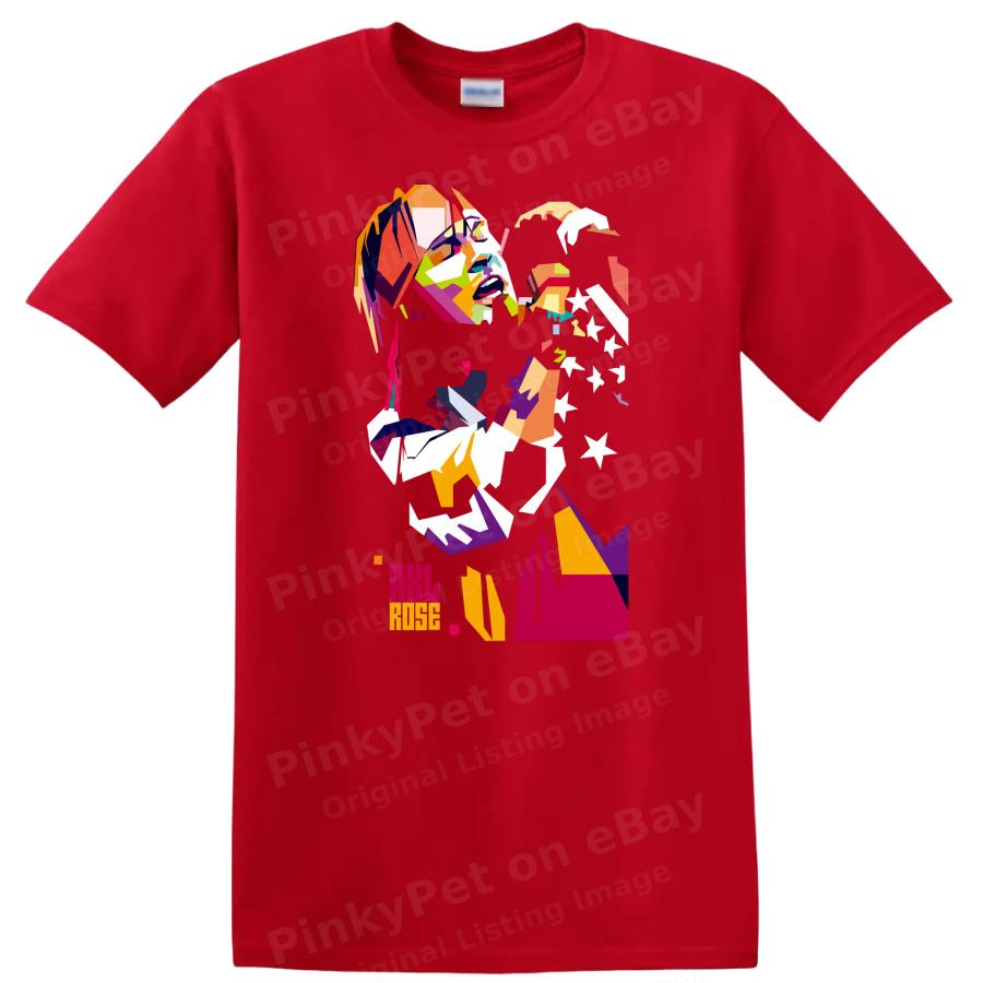 Abstract Art Portrait T Shirt Colorful Graphic Design Unique Tee