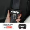 AIB3   Для автомобиля Jeep Застежка ремня безопасности Заглушка Клипса для ремня безопасности автомобиля из кожи Защитные чехлы Cherokee Patriot Liberty Wrangler JK JL