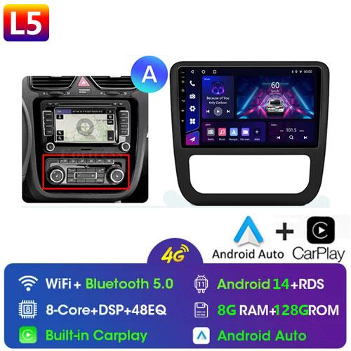Fortress AI Voice Wireless CarPlay Android Auto Radio для Volkswagen Scirocco 2008-2013 4G Car Multimedia GPS 2din autoradio