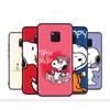 Черный чехол SM12 Cut Snoopy для OPPO Reno 8 6 5 4 Pro Plus Find X3 A17 A3 A31 A38 A40 A53 A54 A55 A74 A76 A78 A77 A80 A94 A95 A96 Lite