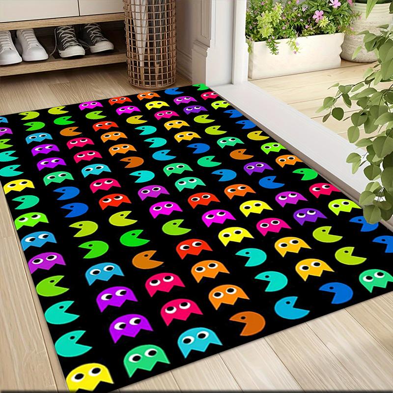 1Pc Pacman Adventure Carpet Rug Customizable Soft Washable Antislip Home Living Room Sofa Mats Personalized Rug 091790