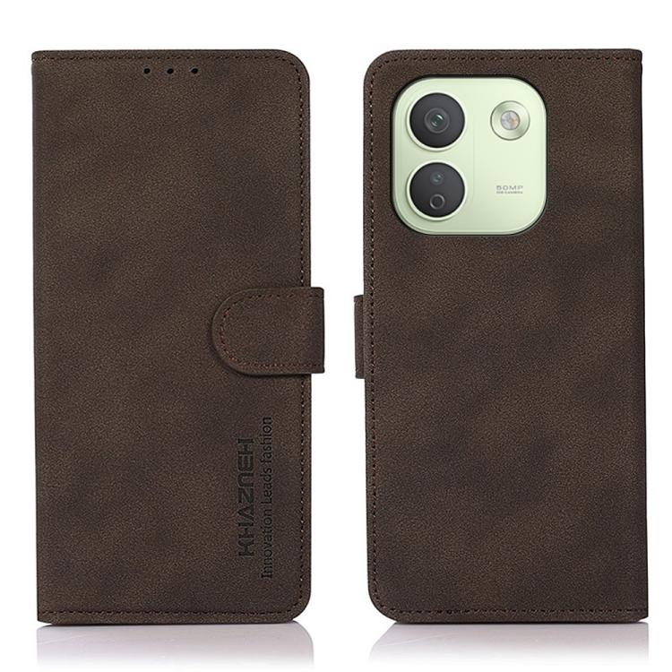KHAZNEH Matte Texture Leather Phone Case