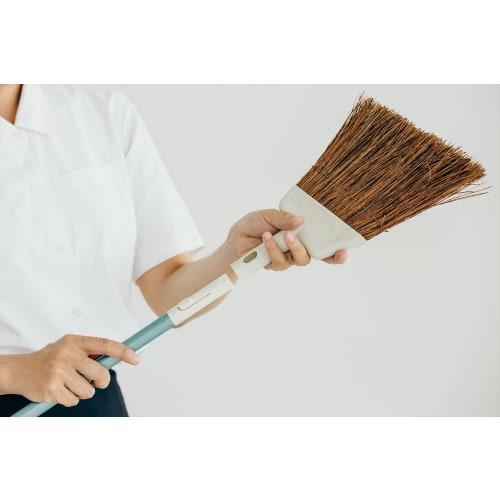 Yamazaki Sangyo Веник из папоротника 2989.jp+ Садовый веник, Короткая ручка, Маленький, Длина 81 см, 175222