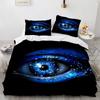 Пододеяльник Big Eye Пододеяльник Цветная Живопись Искусство Пододеяльник Королевский Размер для Подростков Взрослых Детей Полиэстер Комплект Постельного Белья