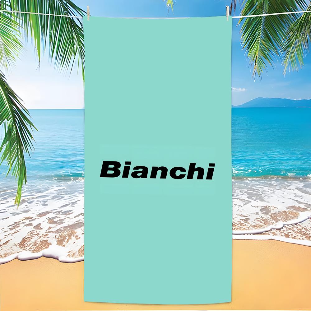 B-Bianchi Велосипед Микрофибровое Полотенце Полиэстер Пляжное Полотенце Быстросохнущее Без Песка Банное Полотенце Для Лета Бассейна Путешествий Отпуска