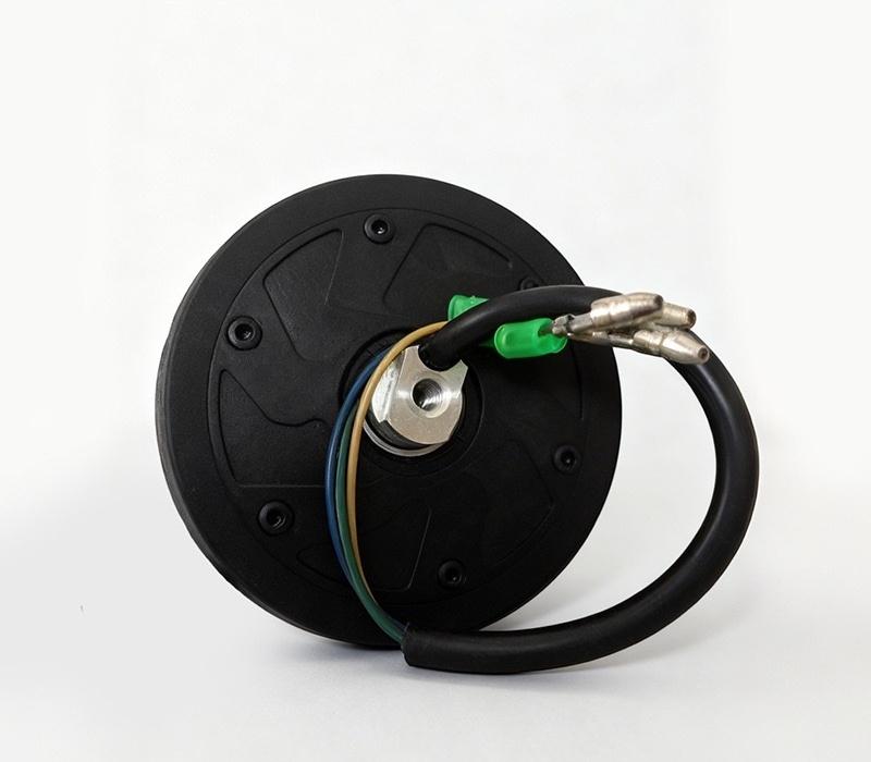 3.5 inch rubber tyre dual axles brushless non-gear scooter hub motor with hall sensors phub-3nim