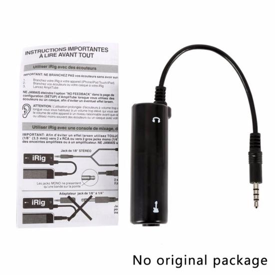 Профессиональный гитарный интерфейс I-Rig Converter Замена гитарного аудиоинтерфейса Адаптер эффектов для электрогитары для iPhone для iPad