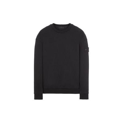 Ghost Pieces Black Label Однотонная толстовка с логотипом, круглым вырезом, длинным рукавом, мужская толстовка 7715633F3-V0029