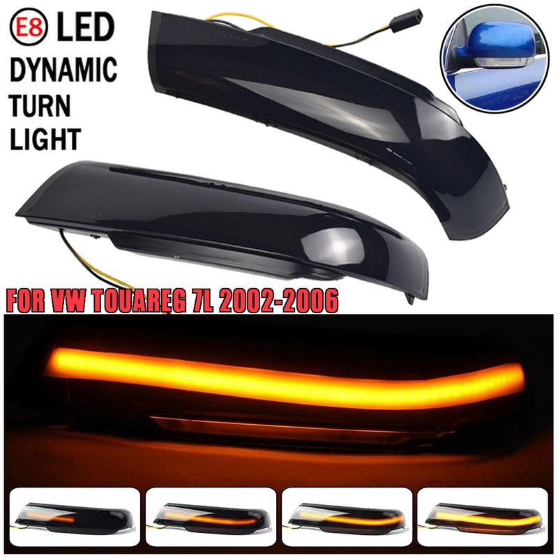 1 Set Dynamic Blinker For Volkswagen VW Touareg 7L 2002 2003 2004 2005 2006 Prefacelift Mirror Indicator Arrow LED Turn Signal