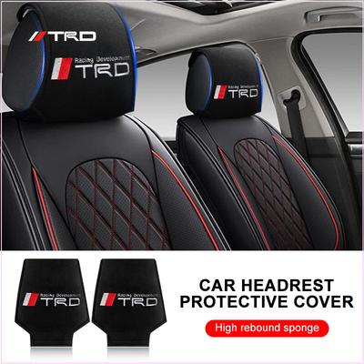 Пылезащитный чехол на подголовник заднего сиденья автомобиля для Toyota Trd GR C-hr Prado Rav4 Yaris Hilux Prius Avensis Corolla Camry Автомобильные товары