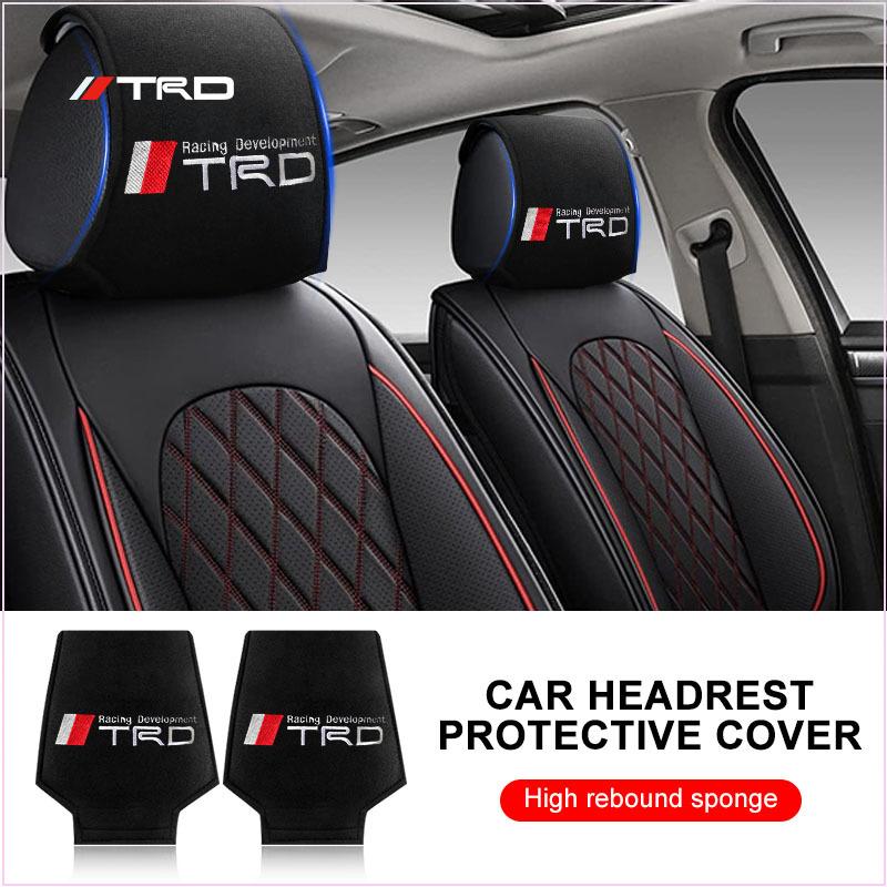 Пылезащитный чехол на подголовник заднего сиденья автомобиля для Toyota Trd GR C-hr Prado Rav4 Yaris Hilux Prius Avensis Corolla Camry Автомобильные товары