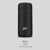 Esbit Majoris Thermo Mug with Flip-Top Lid, Black, 450ml, ESMGF450TLBK, Insulated/Cold Mug for Outdoor Camping