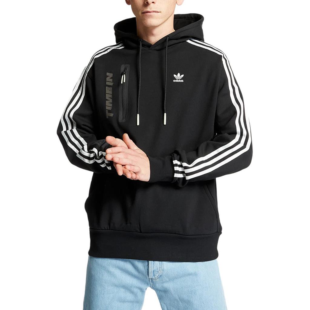 Adidas Originals Sweatshirts Men's Black Hooded Moderate Regular GP2313