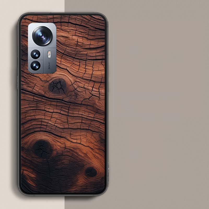 Чехол для телефона с текстурой дерева для Redmi Note 13 Pro Plus 14 Pro+ 12S 12 11S 11T 11E 11 10S 10 9S 9 Xiaomi Capa TPU