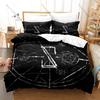 Dark Horror Art Graphic Lorna Shore Extreme Metal Bedding Set Duvet Cover With 2 Pillowcases Teen Metalhead Bedroom Decor
