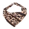 Банданы для собак с леопардовым принтом, прочные хлопковые слюнявчики для собак, шарф, складные, портативные банданы для питомцев для вечеринки, свадьбы, путешествий