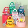 Игрушка-пазл для раннего развития детей: Замочки с цифрами