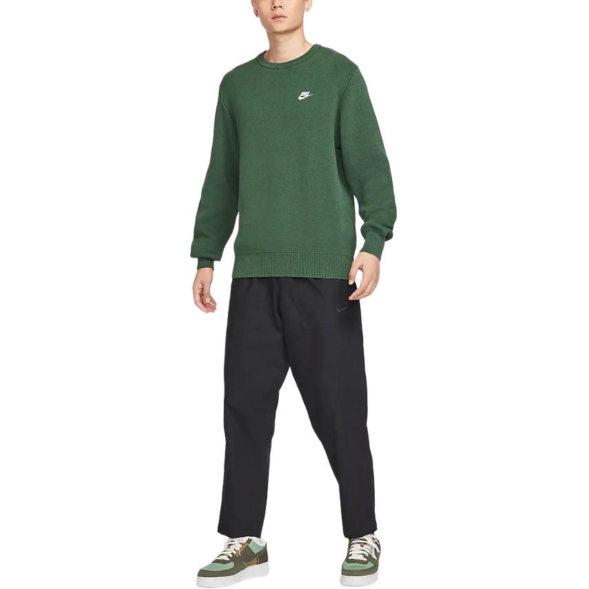 Nike Мужской вязаный кардиган Club Зеленый ель FQ2913-323
