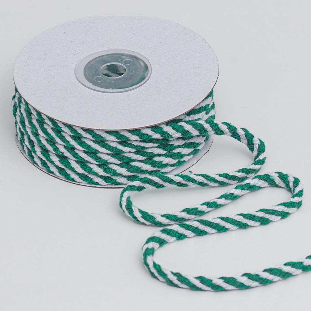 0.8cm Two-color Cotton Rope Christmas Day Decoration Diy Handmade Braided Rope Binding Dumplings Line Colorful Package Dumpling Rope Home Decoration