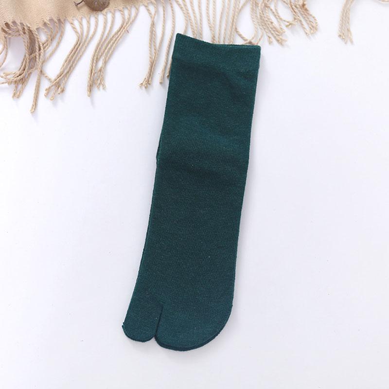 1 пара однотонных кимоно для пары, шлепанцы, носки-таби, сандалии с раздельным носком, хлопковые носки с двумя носками