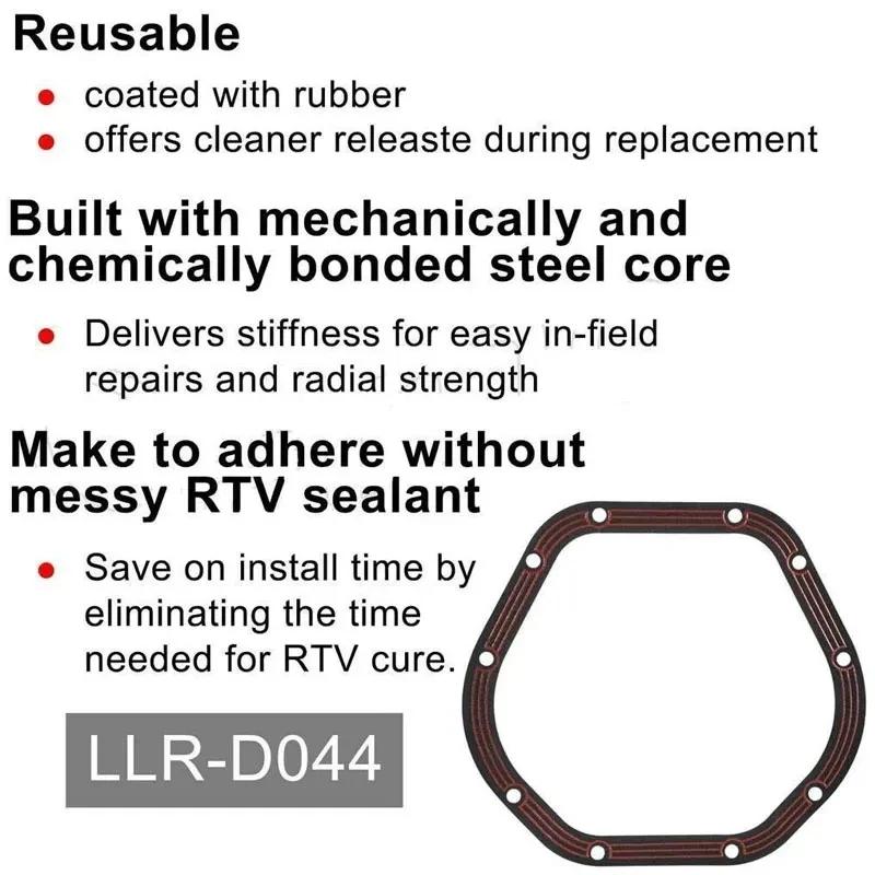 For D044 Car Differential Gasket Rubber Cover Gasket Heat-resistant Housing Cover Seal Elastic Replacement Car Parts For Dana 44