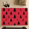 Коврик для входа, коврик для входа, новый рождественский ковер для дома, противоскользящий и грязезащитный, можно резать, шелковый коврик для ног