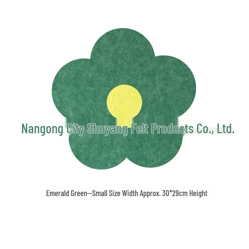 Colorful Flower Cork Felt Soundproof Panel for Creative Kindergarten Decoration and Photo Wall