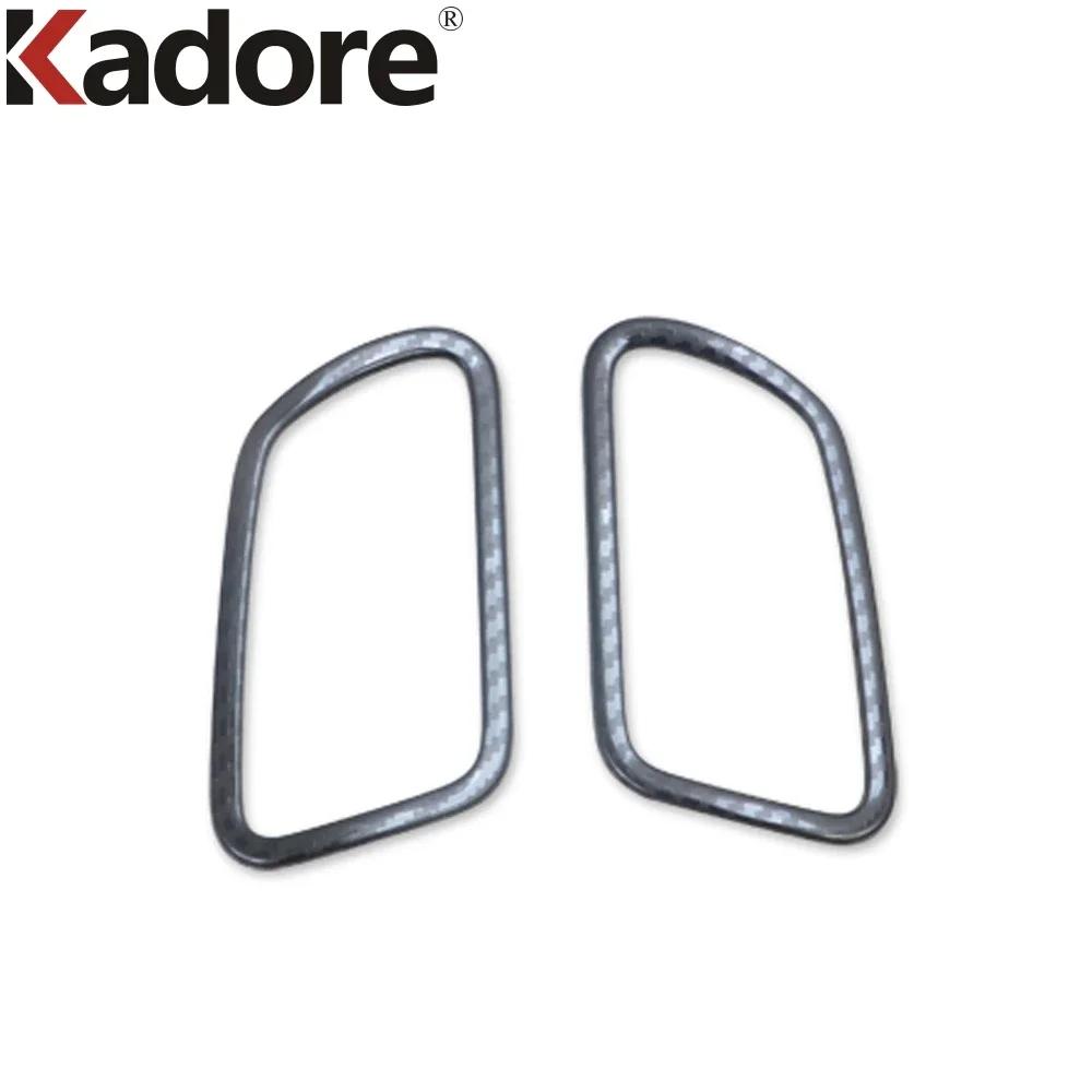 For Kia Cerato Forte K3 Carbon Fiber Car Front Side Air Condition Vent Outlet Cover Trim Interior Accessories