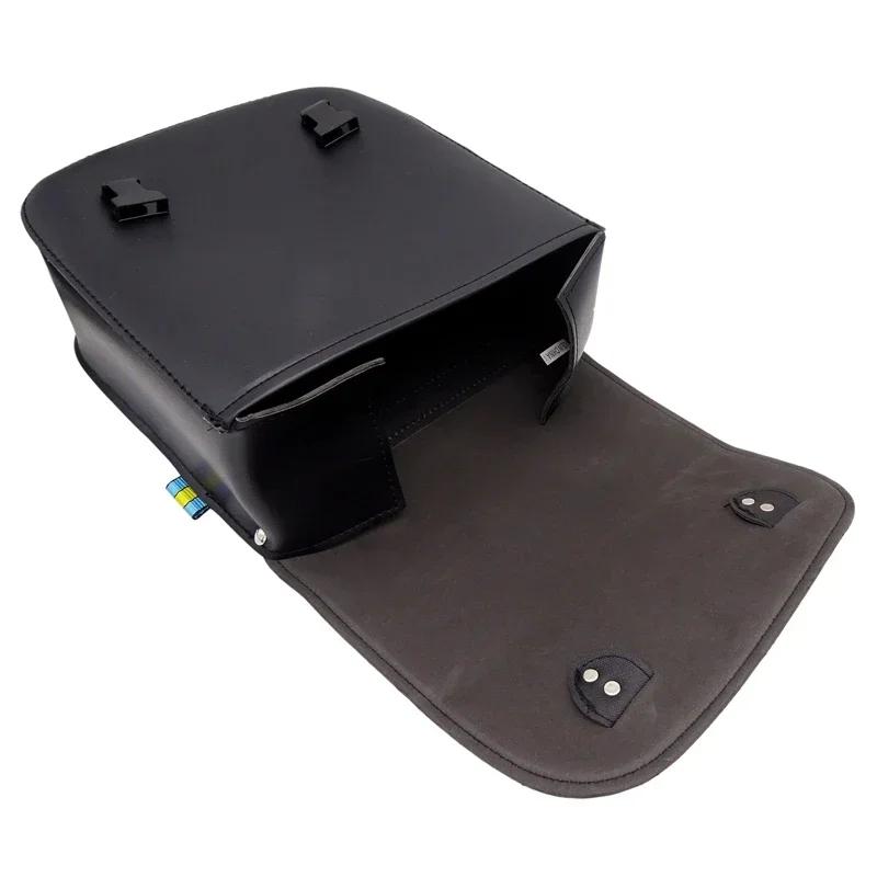 1 Pair Motorbike Tail Side Bags Storage Tool Motorcycle Saddle Bags Large Capacity for Harley Honda