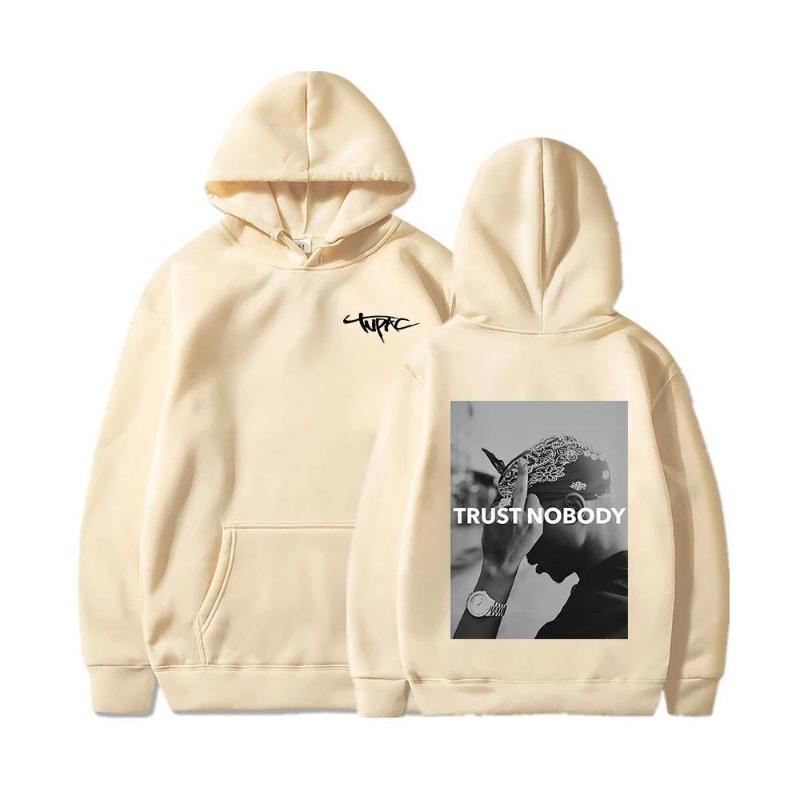 Худи 2PAC Рэпер ТУПАК Принт Модный Комплект Мужской Мужская мода худи с принтом повседневная толстовка толстовка Харадзюку мужская одежда