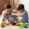 Dinosaur Assembly Toy Set with Storage Box, Electric Drill Screwdriver, STEM Educational DIY Construction Kit for Boys and Girls Ages 3-8
