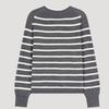  Shs Miss  Wool Stripe Round Neck Knit Sskpoo42050