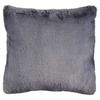 Coussin - Cuir Synthétique - Gris - 40 X 40 Cm