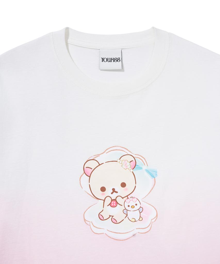 YOUHEE [Korilakkuma] Dyeing T-Shirts Pink