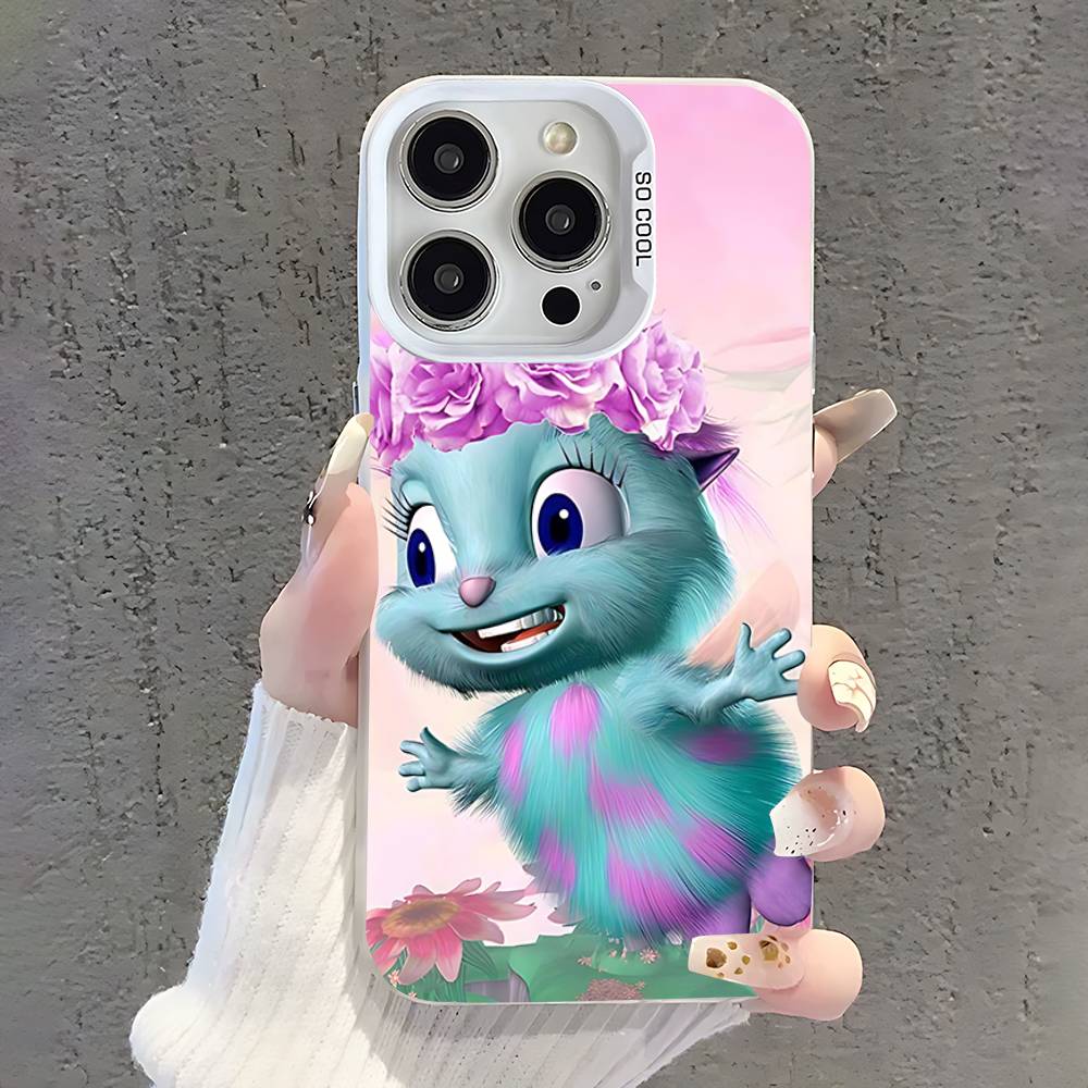 Смешной B-Bibble Мем Чехол для Телефона IMD Белый Цветной Корпус Для IPhone 17 16 15 14 13 12 11 Pro Max Plus Pro SE Air Mini