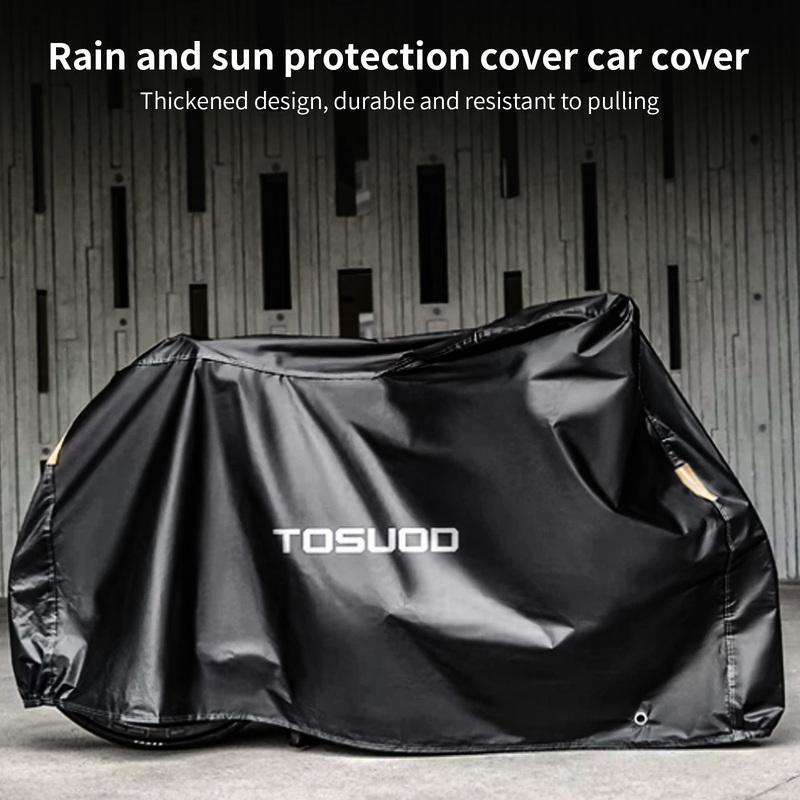 TOSUOD All Weather Waterproof Bike Cover Dust Snow UV Resistant Scratch Proof Foldable Indoor Outdoor Storage MTB Road