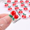 Мини-заколка-коготок с мультяшной вишней для детских челок и боковых прядей – Милые фруктовые аксессуары для волос
