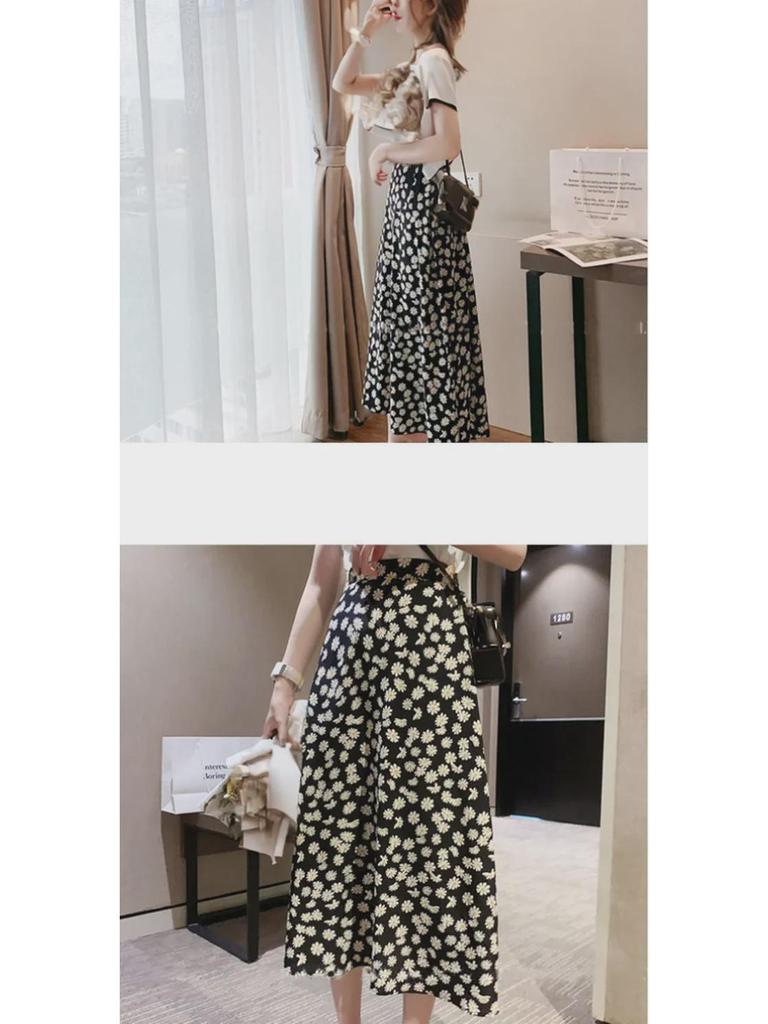 Daisy Floral Fairy Slim Suspender Dress for Girls