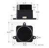 Датчик STL27L 360° LiDAR DTOF с UART-коммуникацией