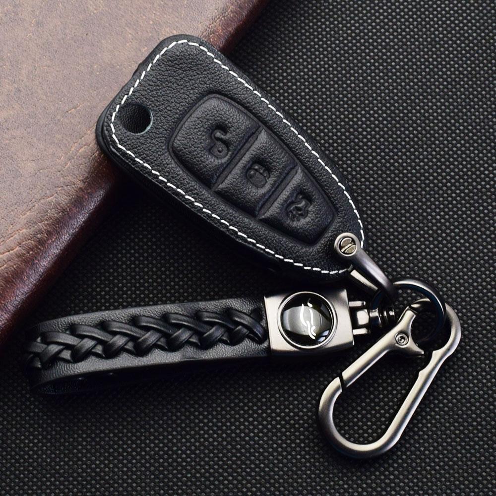 Кожаный чехол-сумка для ключа автомобиля, защитный чехол, аксессуары для Ford F150 F-250 F350 F-450 F-550 Explorer Fusion Mustang Edge