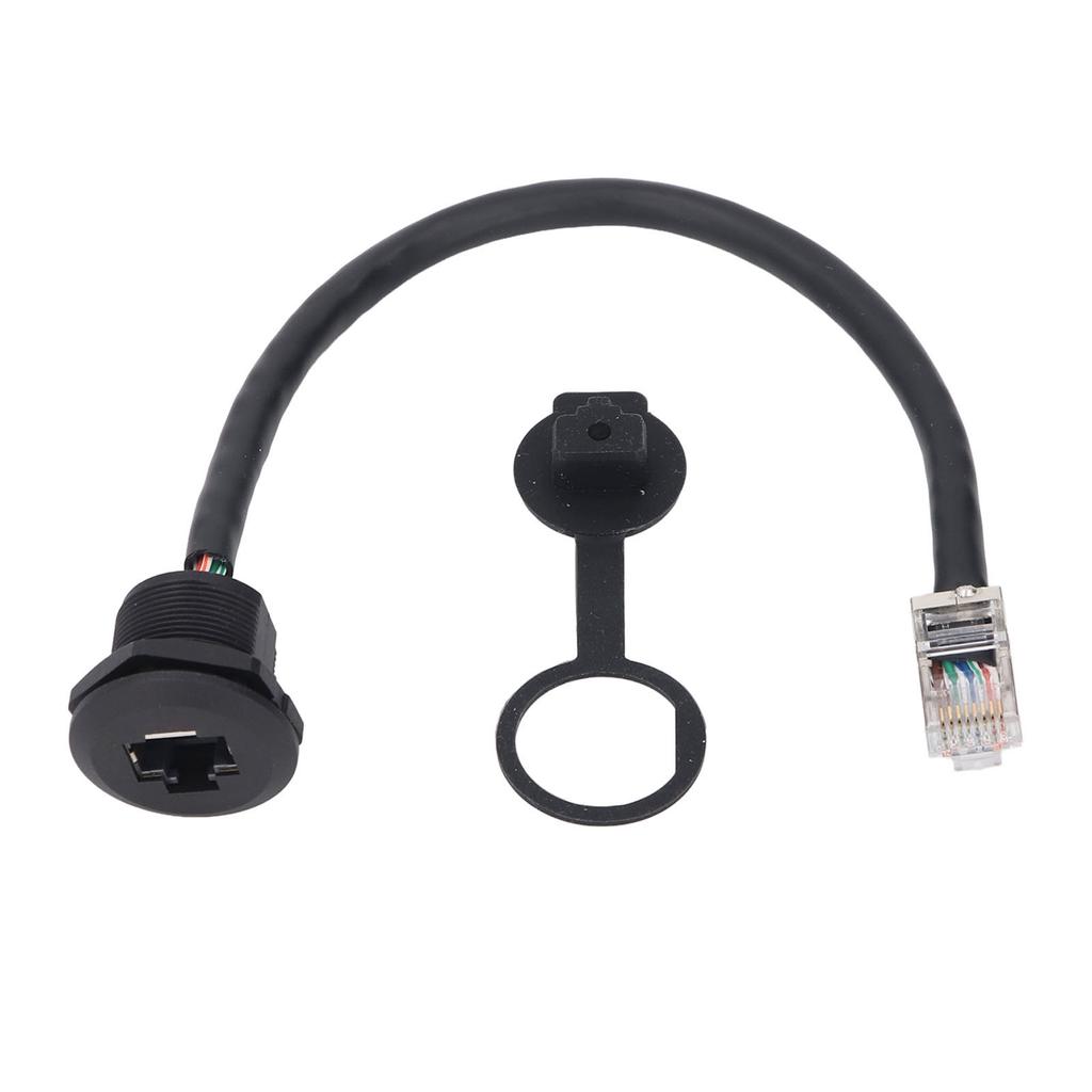 8 Pin Female Connector Cable E13 Thread To RJ45 8 Pin Male Straight Head Unshielded PVC Connector Ca