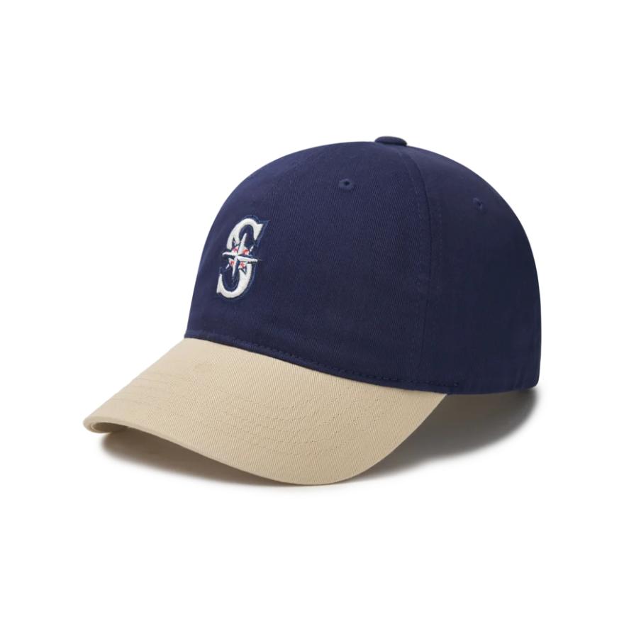 MLB Хлопковые бейсболки унисекс бежевые/синие модные 3ACP3303N52NYS
