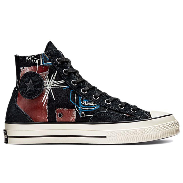 Жан-Мишель Баския x Converse Chuck 70 High Kings of Egypt III Унисекс Кроссовки Черный Мульти Экрю 172585C