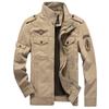 Spring And Autumn Jacket Men's Military Cotton Jacket Plus Size