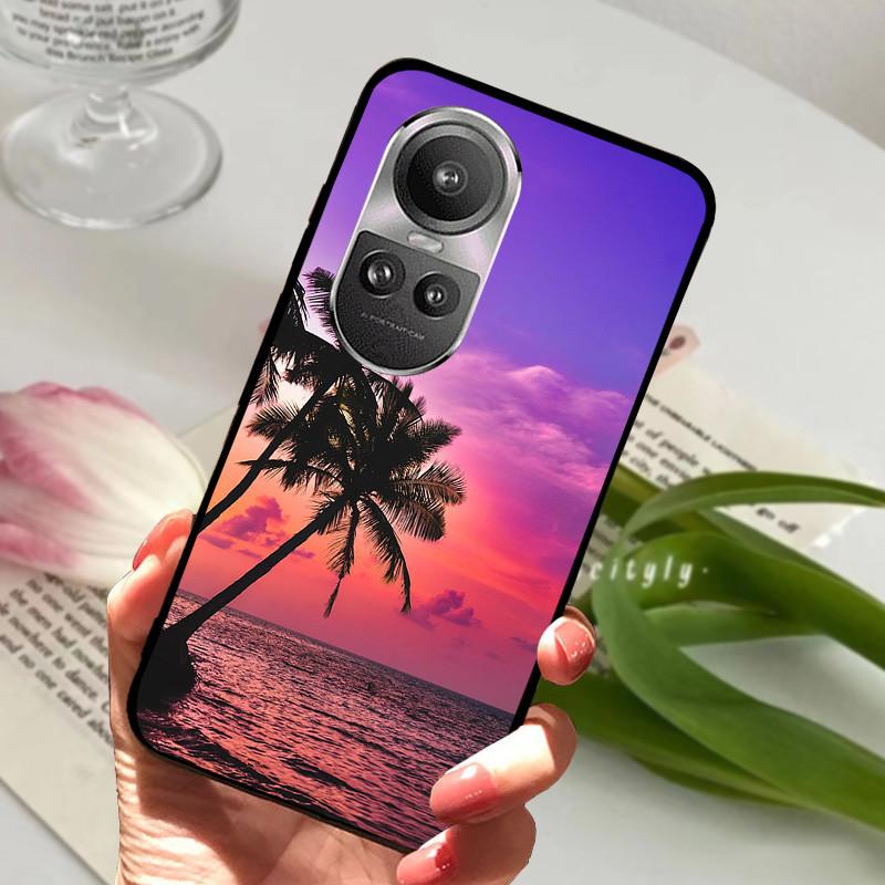 Чехол для Oppo Reno 10 5G CPH2531 Reno10 Ударопрочный Мягкий ТПУ Силиконовый Чехол для Телефона Для Oppo Reno 10 Pro 5G CPH2525 Funda Мультяшный